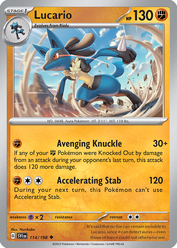 Lucario - 114/198 - Uncommon ESPAÑOL