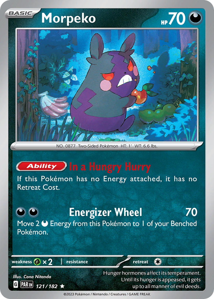 Morpeko - 121/182 - Rare PORTUGUES