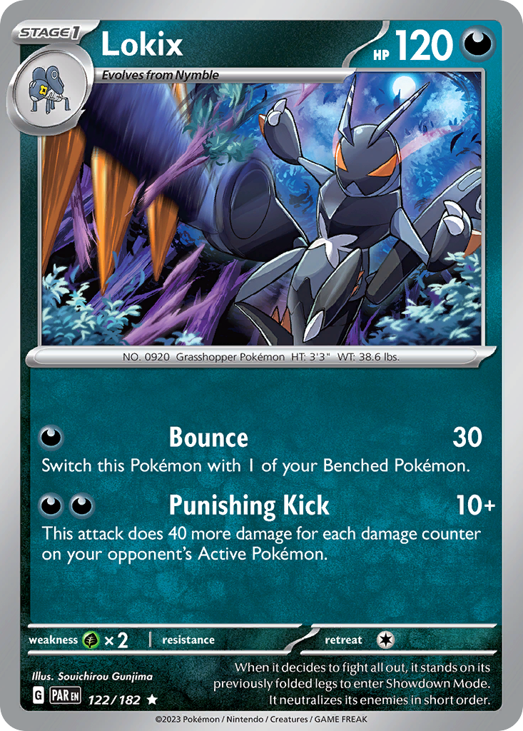 Lokix - 122/182 - Holo Rare PORTUGUES