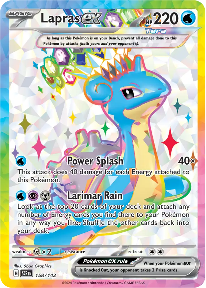 SCR - 158 - Lapras ex