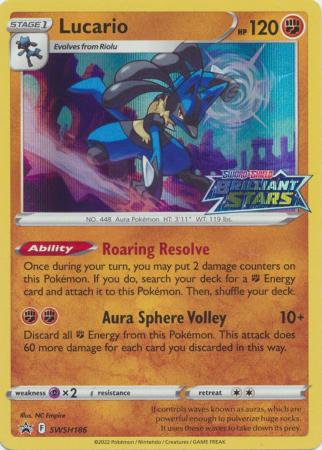 Lucario - SWSH186 - Prerelease Promo