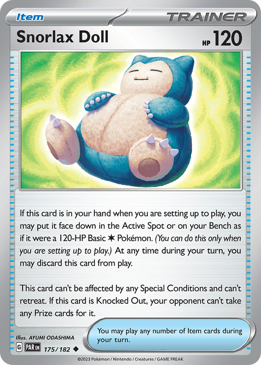 Snorlax Doll - 175/182 - Uncommon PORTUGUES