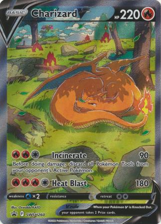 Charizard V - SWSH260 - Alternate Art Promo