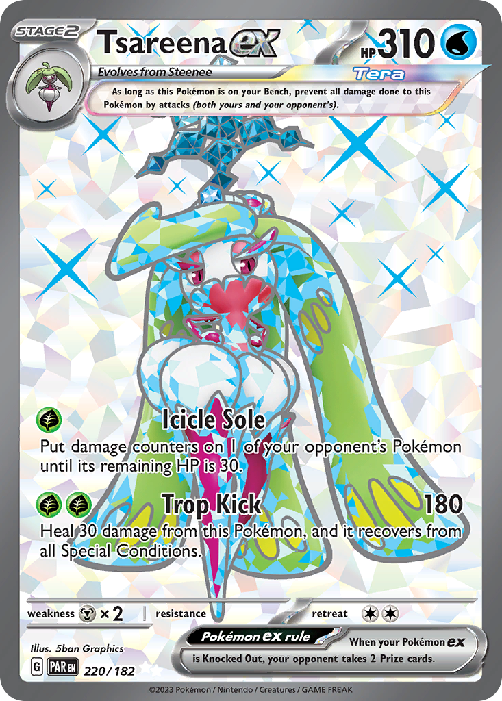 Tsareena ex - 220/182 - Full Art Rare PORTUGUES