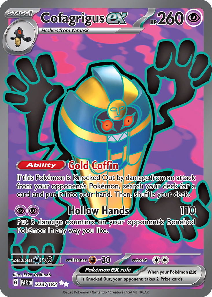 Cofagrigus ex - 224/182 - Full Art Rare PORTUGUES