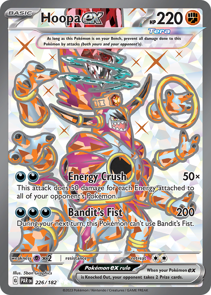 Hoopa ex - 226/182 - Full Art Ra PORTUGUES