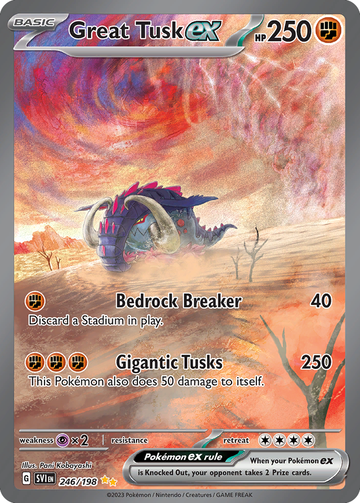 Great Tusk ex - 246/198 - Español
