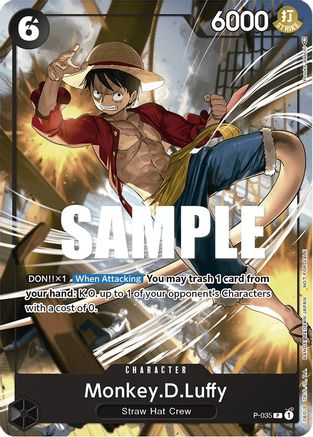 Monkey D Luffy - P-035 Promo