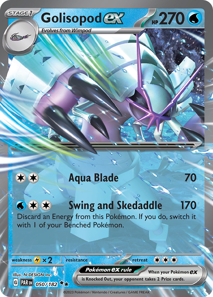 Golisopod ex - 50/182 - Ultra Rare PORTUGUES