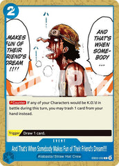 EB02-030 - And That's When Somebody Makes Fun of Their Friend's Dream!!!! - event