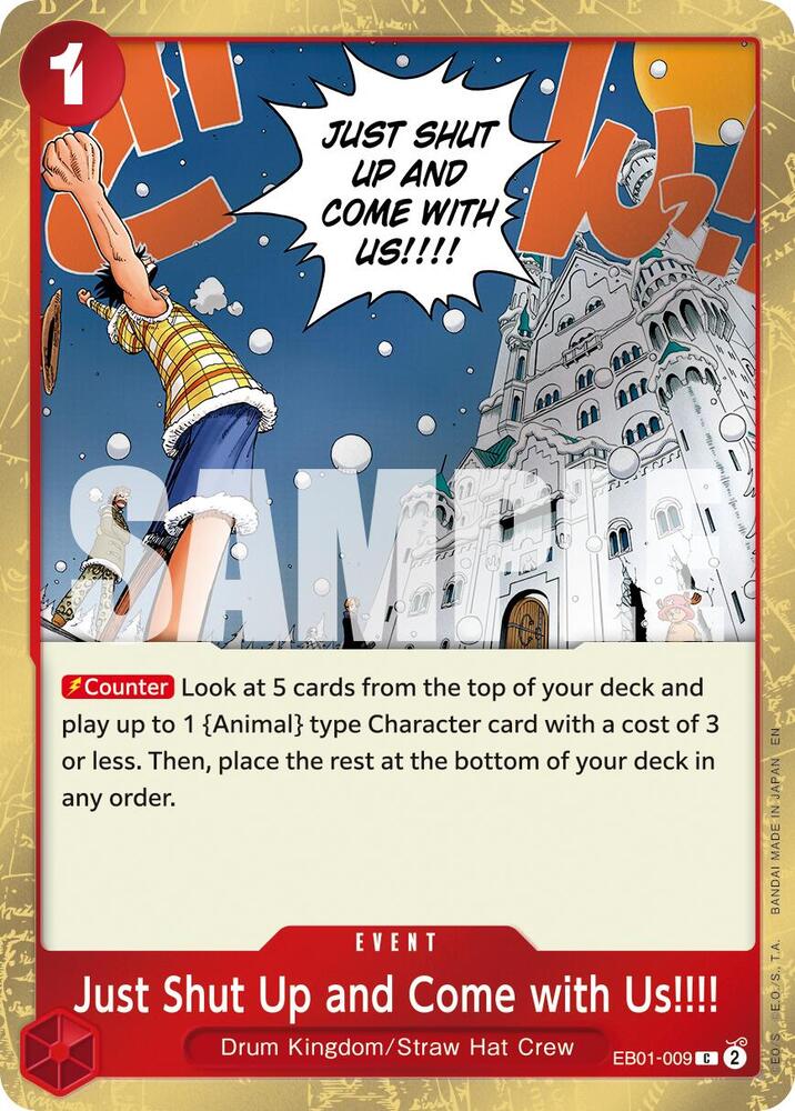 Just Shut Up and Come with Us!!!! (Pirate Foil) - (PRB-02)