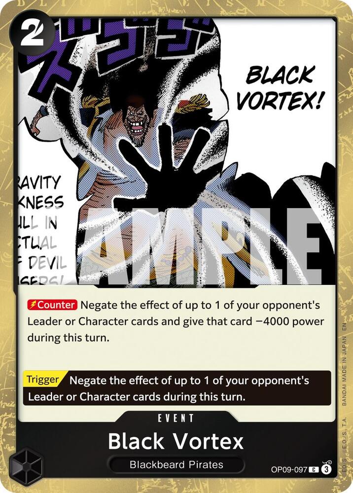 Black Vortex (Pirate Foil) - (PRB-02)