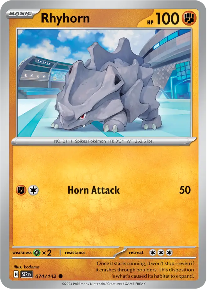 SCR - 74 - Rhyhorn