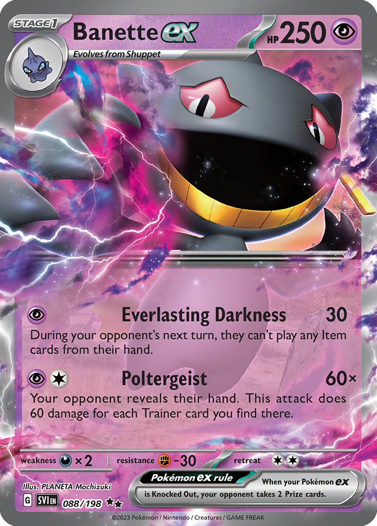 Banette ex - 88/198 - Ultra Rare