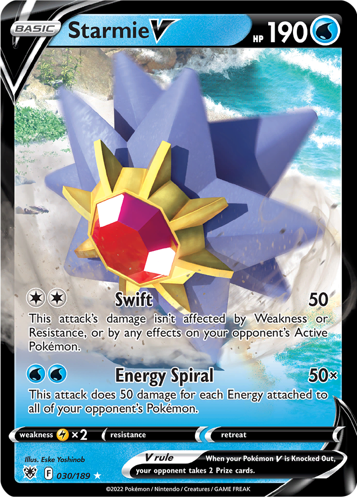 Starmie V - 30/189 - Ultra Rare ESPAÑOL