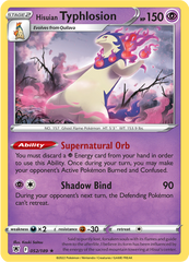 Hisuian Typhlosion - 52/189 - Holo Rare ESPAÑOL