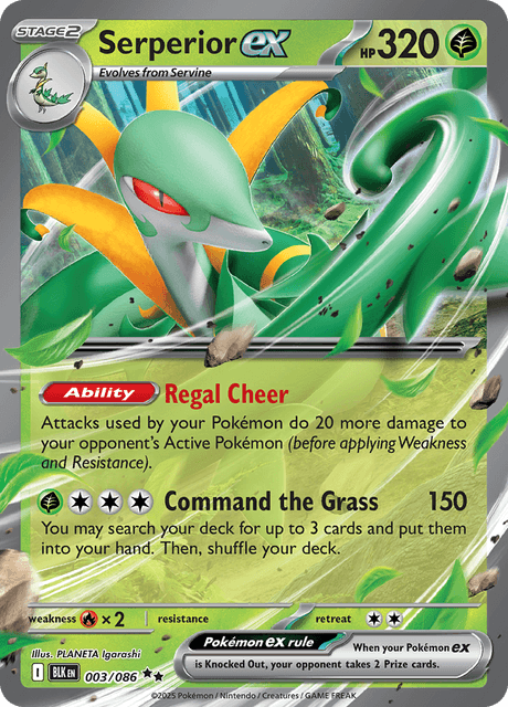 BLK - 3 - Serperior ex - Double Rare