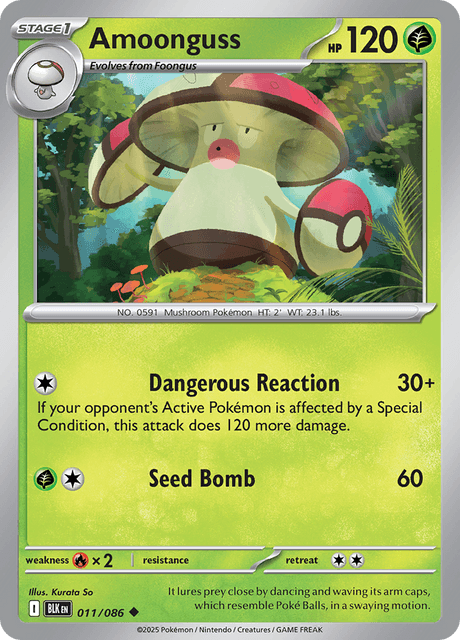 BLK - 11 - Amoonguss - Uncommon