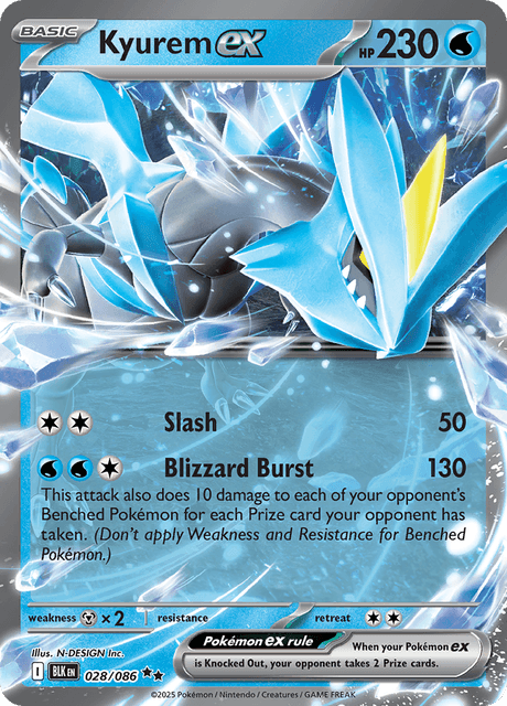 BLK - 28 - Kyurem ex - Double Rare