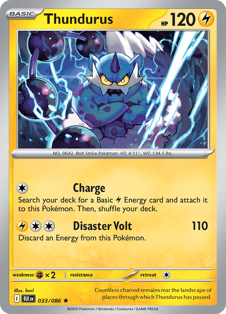 BLK - 33 - Thundurus - Rare