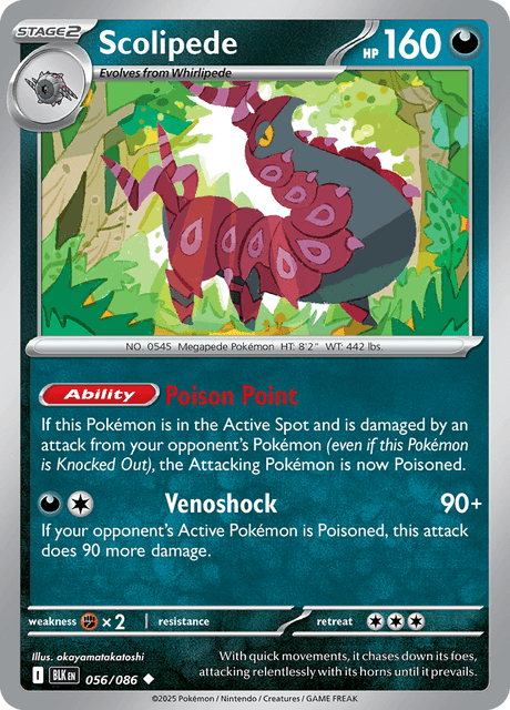 BLK - 56 - Scolipede - Uncommon