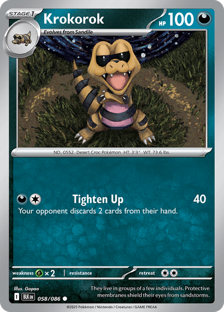 BLK - 58 - Krokorok - Common