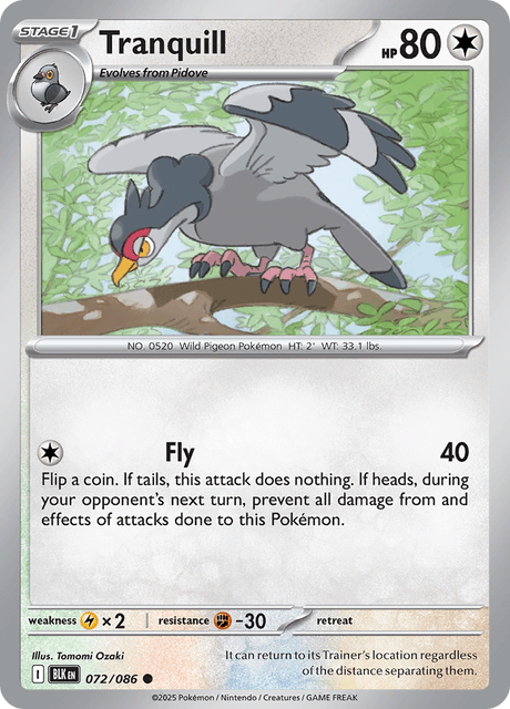 BLK - 72 - Tranquill - Common