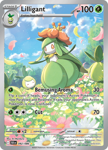 BLK - 92 - Lilligant - Art Rare