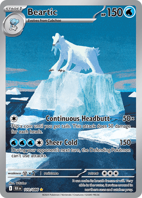 BLK - 110 - Beartic - Art Rare