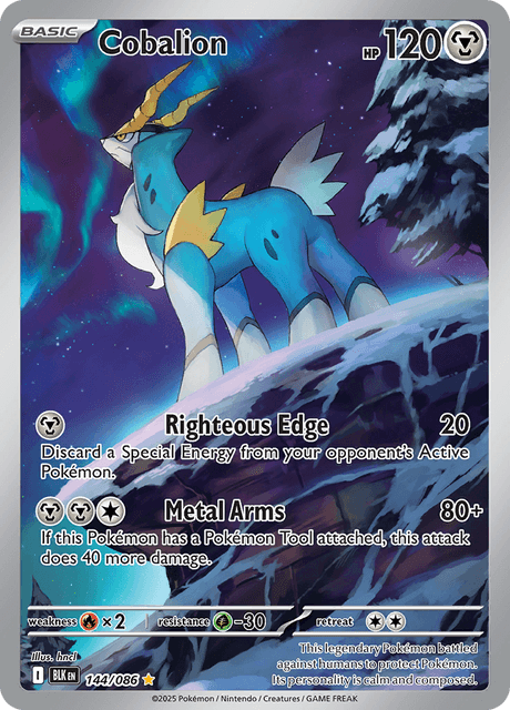 BLK - 144 - Cobalion - Art Rare