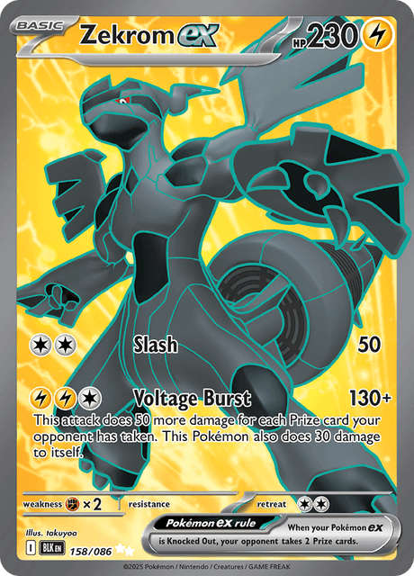 BLK - 158 - Zekrom ex - Ultra Rare