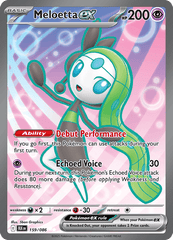 BLK - 159 - Meloetta ex - Ultra Rare
