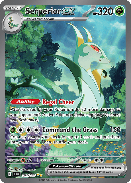 BLK - 164 - Serperior ex - Special Art Rare