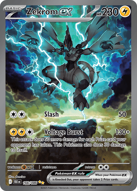 BLK - 166 - Zekrom ex - Special Art Rare