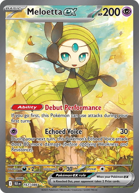 BLK - 167 - Meloetta ex - Special Art Rare