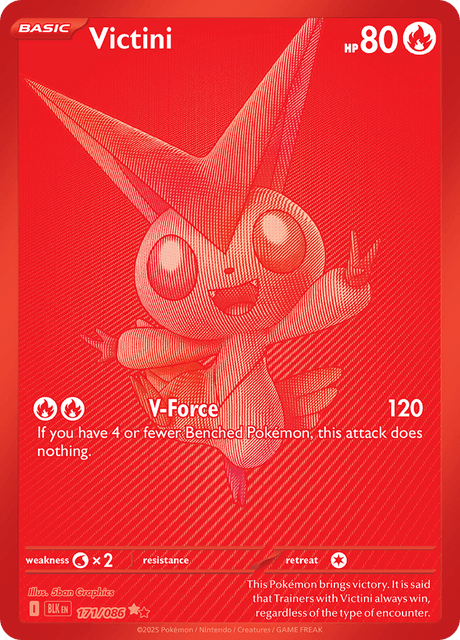 BLK - 171 - Victini - Secret Rare