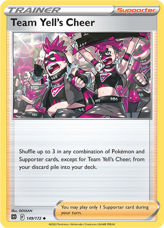 Team Yell's Cheer - 149/172 - Uncommon ESPAÑOL