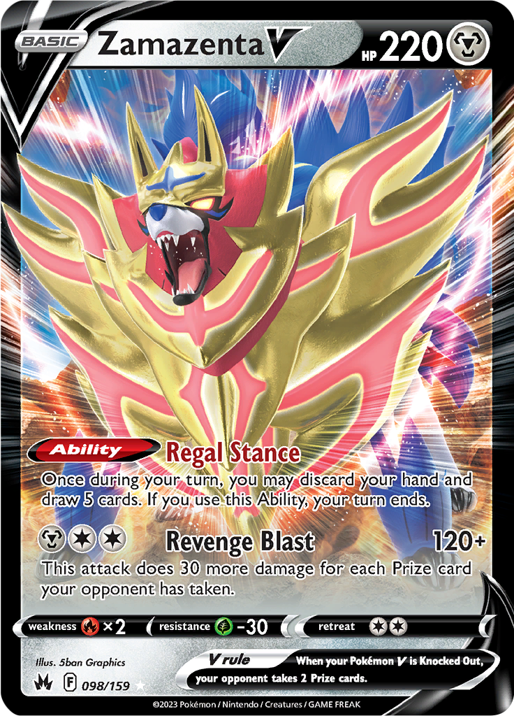 Zamazenta V - 98/159 - Ultra Rare