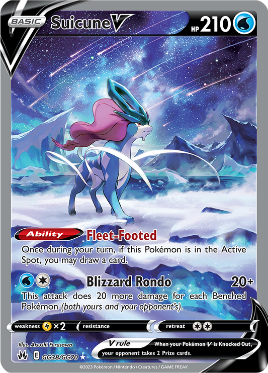 Suicune V - GG38/GG70 - Character Super Rare