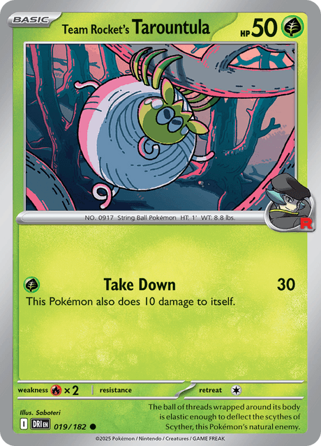 DRI - 19 - Team Rocket's Tarountula - GBasic