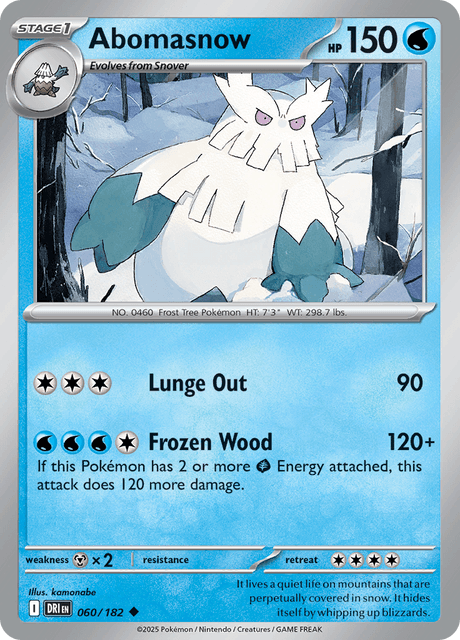 DRI - 60 - Abomasnow - WStage 1