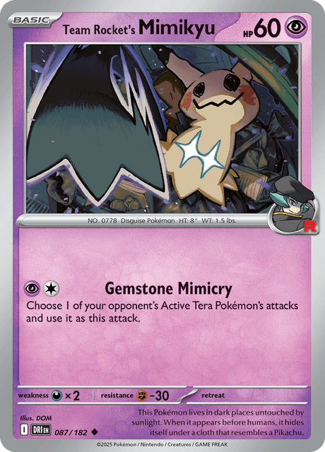 DRI - 87 - Team Rocket's Mimikyu - PBasic