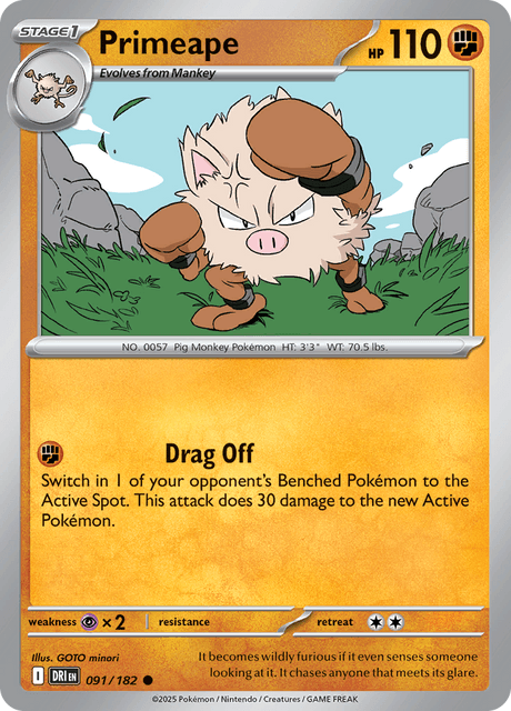DRI - 91 - Primeape - FStage 1