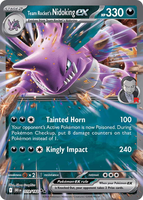 DRI - 119 - Team Rocket's Nidoking ex - DStage 2