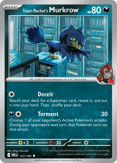DRI - 127 - Team Rocket's Murkrow - DBasic