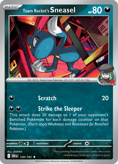 DRI - 128 - Team Rocket's Sneasel - DBasic