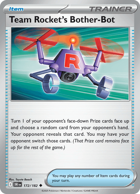 DRI - 172 - Team Rocket's Bother-Bot - Uncommon