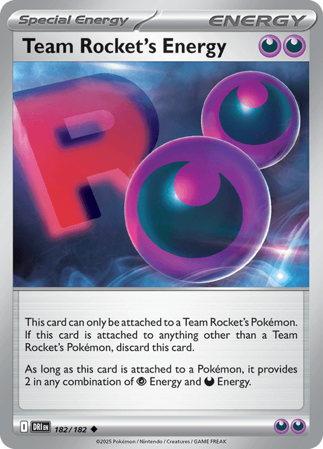 DRI - 182 - Team Rocket's Energy - Uncommon
