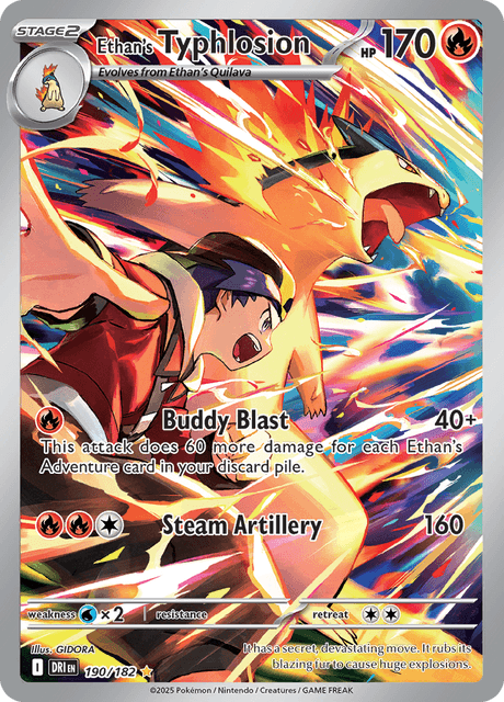 DRI - 190 - Ethan's Typhlosion - Art Rare