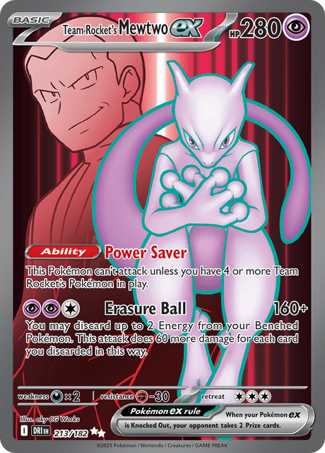 DRI - 213 - Team Rocket's Mewtwo ex